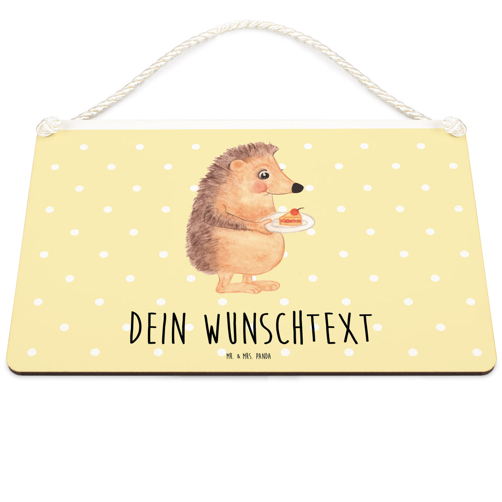 Personalisiertes Deko Schild Igel mit Kuchenstück Dekoschild, Deko Schild, Schild, Tür Schild, Türschild, Holzschild, Wandschild, Wanddeko, süße Tiermotive, gute Laune, lustige Sprüche, Tiere, Igel, Essen Spruch, Kuchen, Backen Geschenk, Kuchen backen, Einladung Party, Geburtstagskuchen, Torte