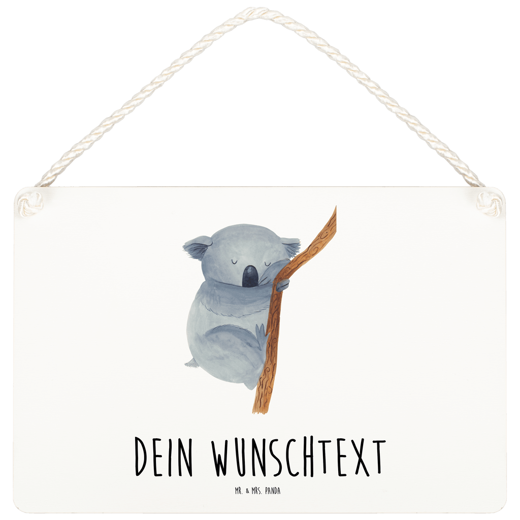 Personalisiertes Deko Schild Koalabär Dekoschild, Deko Schild, Schild, Tür Schild, Türschild, Holzschild, Wandschild, Wanddeko, süße Tiermotive, gute Laune, lustige Sprüche, Tiere, Koala, träumen, Traum, schlafen, Schlafzimmer, Traumland, Bär, Koalabär