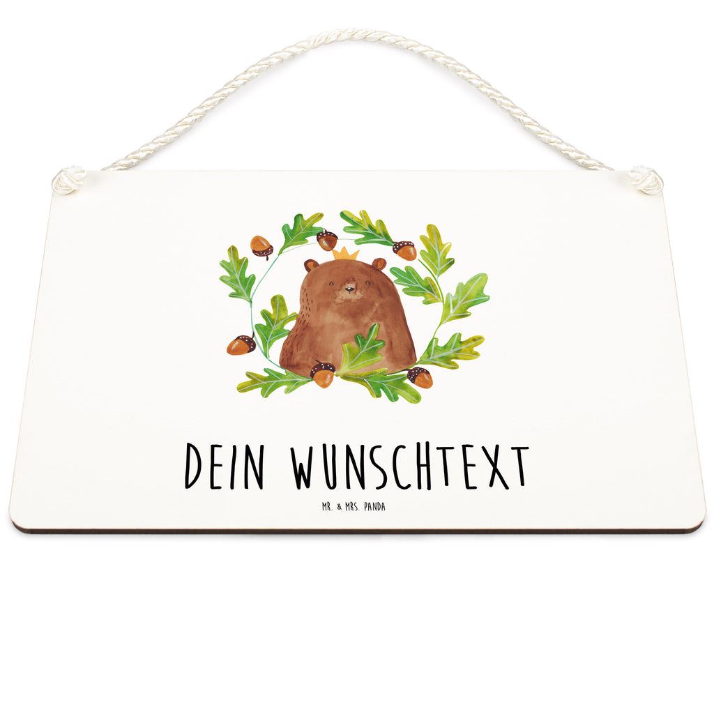 Personalisiertes Deko Schild Bär König Dekoschild, Deko Schild, Schild, Tür Schild, Türschild, Holzschild, Wandschild, Wanddeko, Bär, Teddy, Teddybär, Papa, Papa Bär, bester Vater, bester Papa, weltbester Papa, Vatertag, Vater, Dad, Daddy, Papi