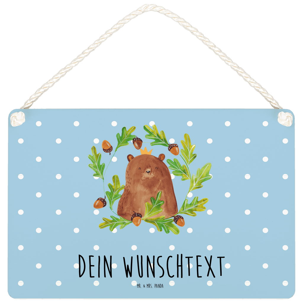 Personalisiertes Deko Schild Bär König Dekoschild, Deko Schild, Schild, Tür Schild, Türschild, Holzschild, Wandschild, Wanddeko, Bär, Teddy, Teddybär, Papa, Papa Bär, bester Vater, bester Papa, weltbester Papa, Vatertag, Vater, Dad, Daddy, Papi