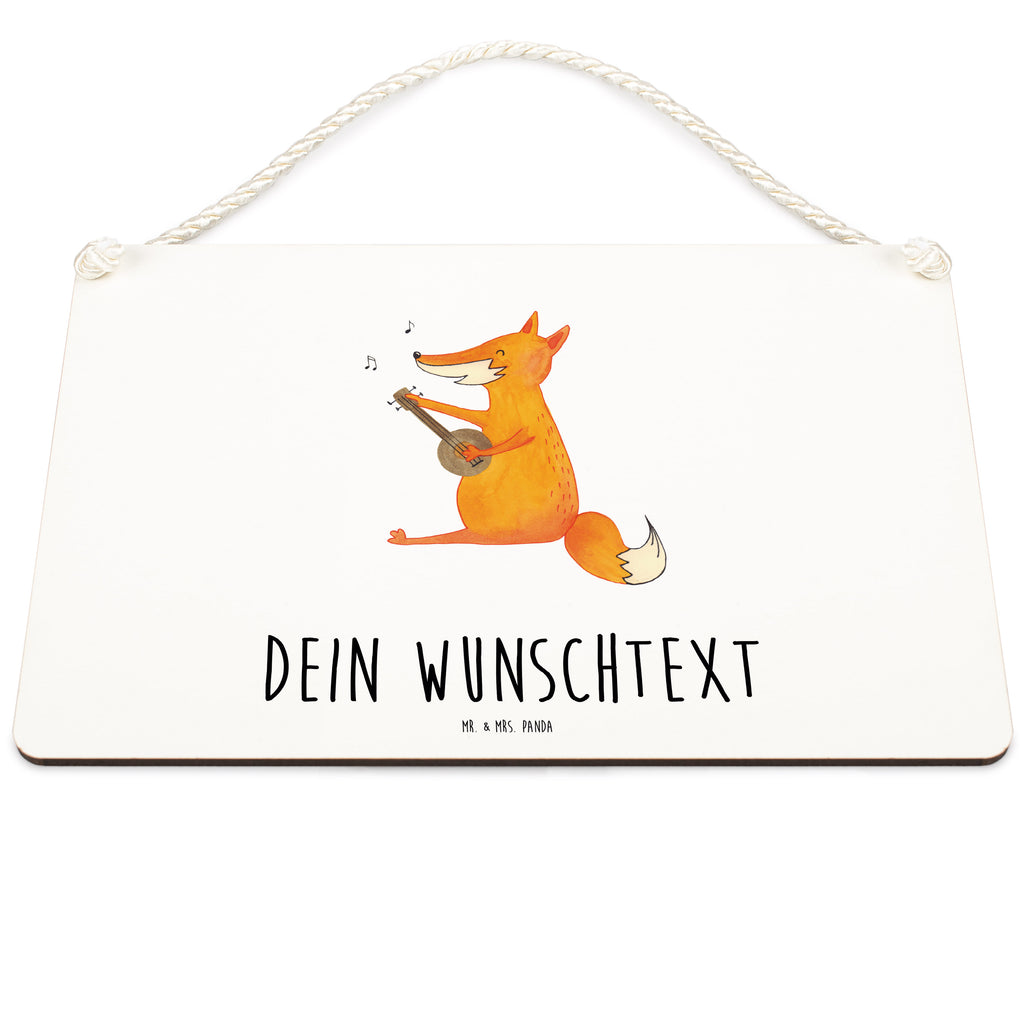 Personalisiertes Deko Schild Fuchs Gitarre Dekoschild, Deko Schild, Schild, Tür Schild, Türschild, Holzschild, Wandschild, Wanddeko, Fuchs, Füchse, Geschenk Musiker, Musik Spruch, Musikerin, Sänger, Sängerin, Gitarre