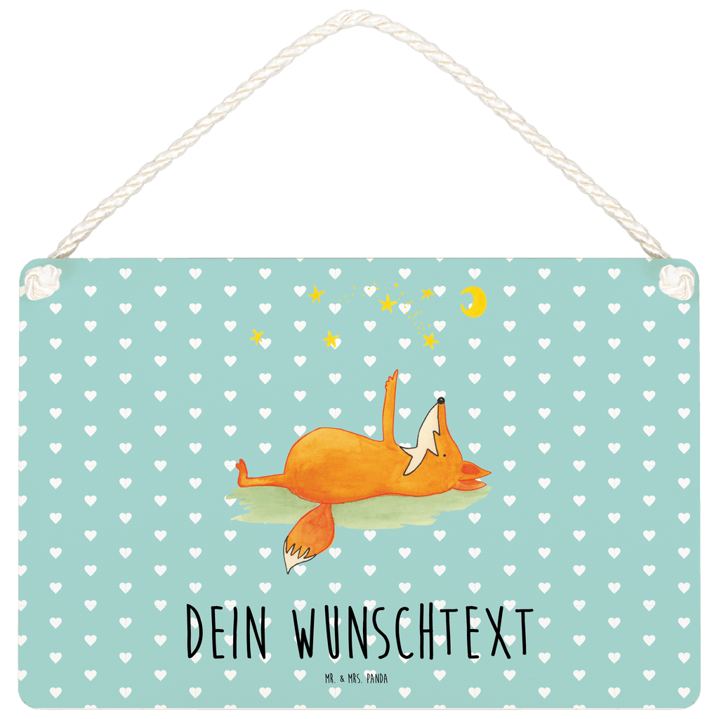 Personalisiertes Deko Schild Fuchs Sterne Dekoschild, Deko Schild, Schild, Tür Schild, Türschild, Holzschild, Wandschild, Wanddeko, Fuchs, Füchse, tröstende Worte, Spruch positiv, Spruch schön, Romantik, Always Look on the Bright Side of Life