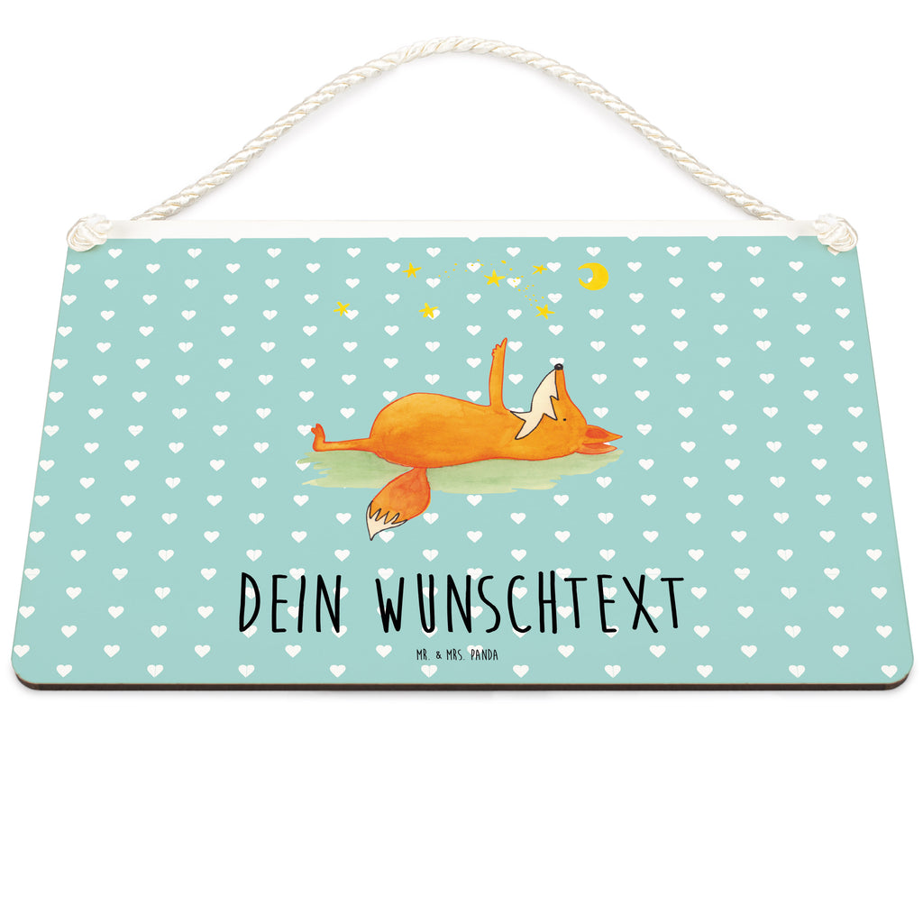 Personalisiertes Deko Schild Fuchs Sterne Dekoschild, Deko Schild, Schild, Tür Schild, Türschild, Holzschild, Wandschild, Wanddeko, Fuchs, Füchse, tröstende Worte, Spruch positiv, Spruch schön, Romantik, Always Look on the Bright Side of Life