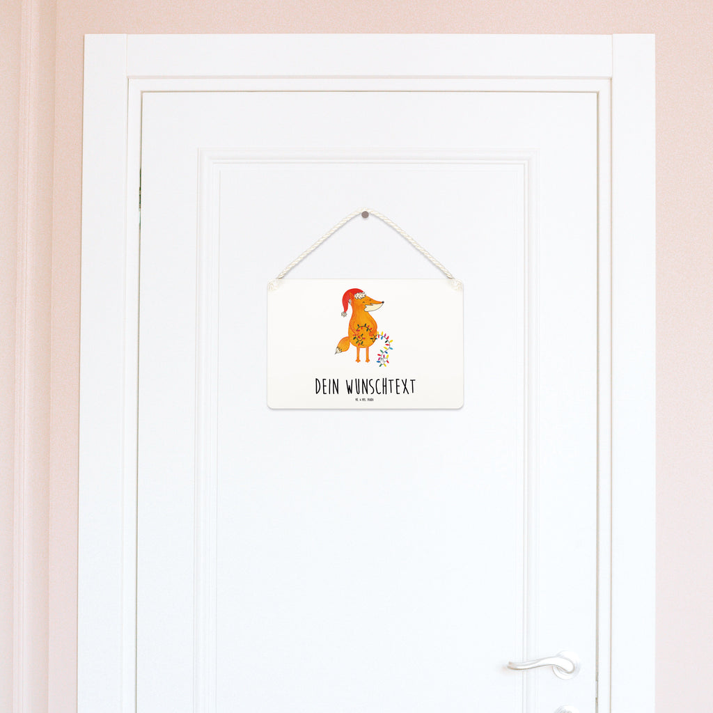 Personalisiertes Deko Schild Fuchs Weihnachten Dekoschild, Deko Schild, Schild, Tür Schild, Türschild, Holzschild, Wandschild, Wanddeko, Winter, Weihnachten, Weihnachtsdeko, Nikolaus, Advent, Heiligabend, Wintermotiv, Fuchs, Füchse, Spruch schön, Geschenk Weihnachten, Weihnachtsmann, Weihnachtszeit
