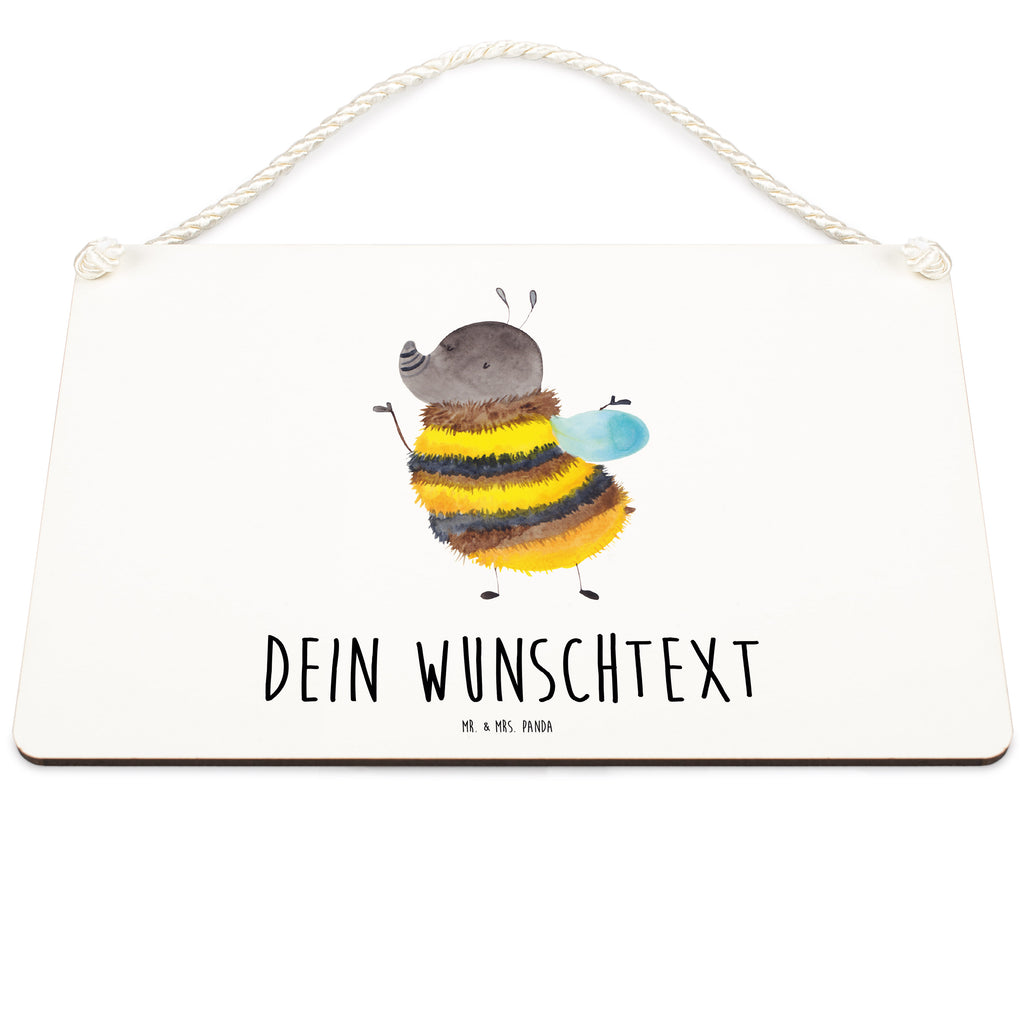 Personalisiertes Deko Schild Hummel flauschig Dekoschild, Deko Schild, Schild, Tür Schild, Türschild, Holzschild, Wandschild, Wanddeko, süße Tiermotive, gute Laune, lustige Sprüche, Tiere, Hummel, Flauschig, Biene, Blume, Natur