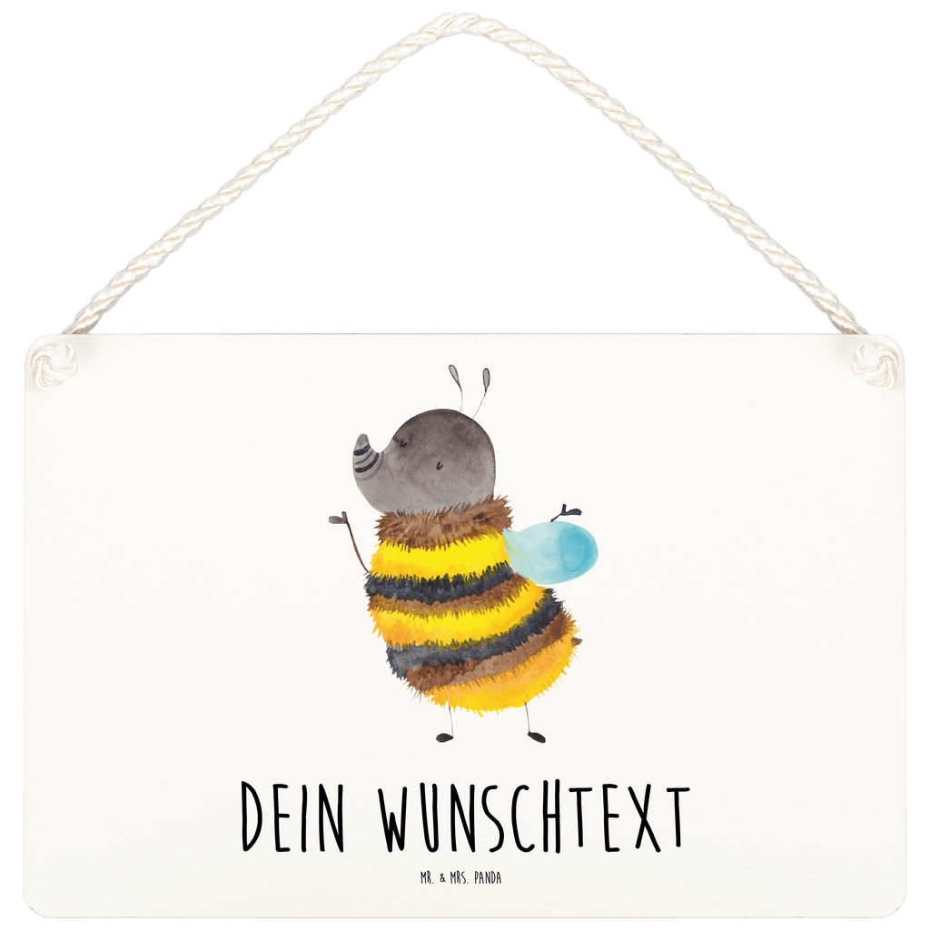 Personalisiertes Deko Schild Hummel flauschig Dekoschild, Deko Schild, Schild, Tür Schild, Türschild, Holzschild, Wandschild, Wanddeko, süße Tiermotive, gute Laune, lustige Sprüche, Tiere, Hummel, Flauschig, Biene, Blume, Natur