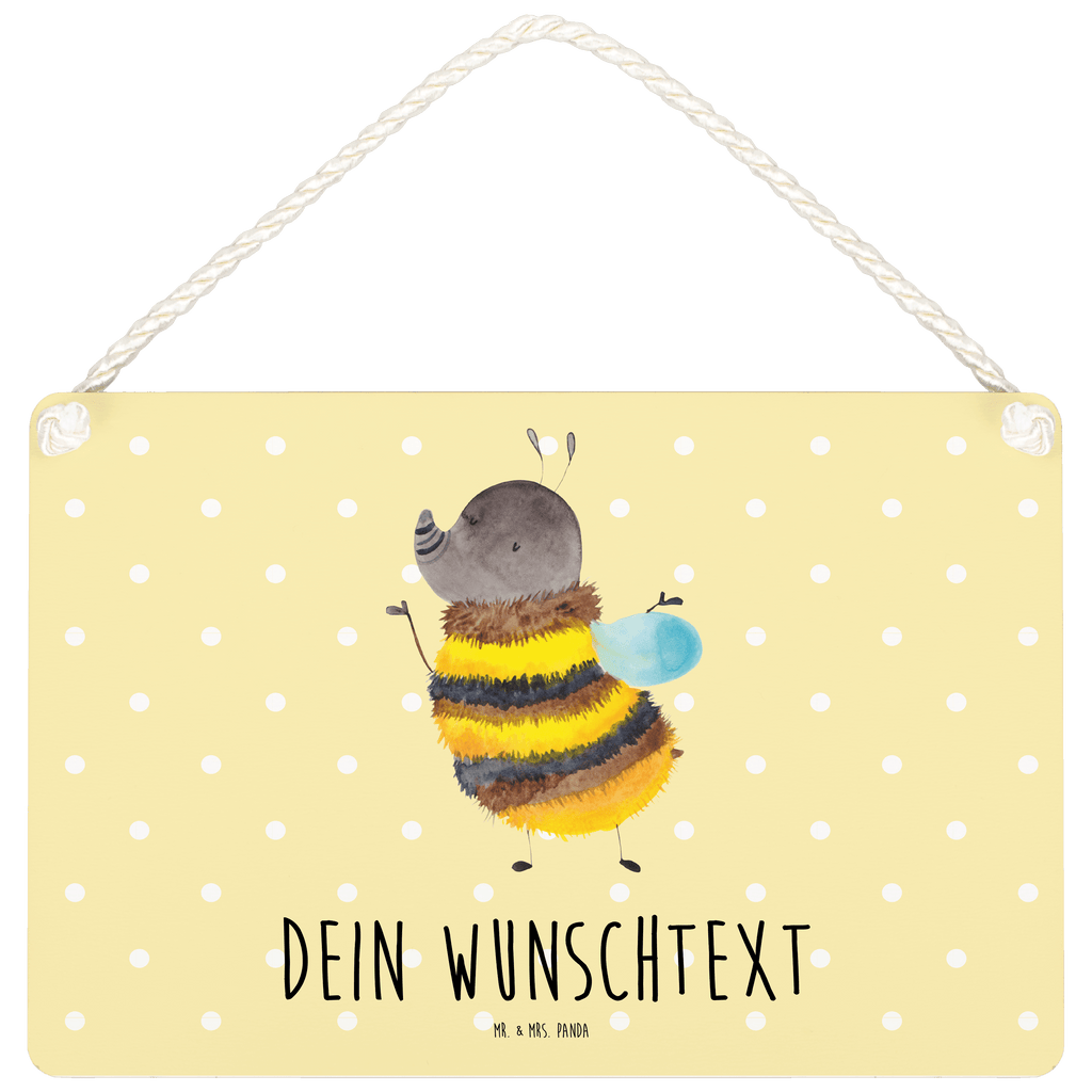 Personalisiertes Deko Schild Hummel flauschig Dekoschild, Deko Schild, Schild, Tür Schild, Türschild, Holzschild, Wandschild, Wanddeko, süße Tiermotive, gute Laune, lustige Sprüche, Tiere, Hummel, Flauschig, Biene, Blume, Natur