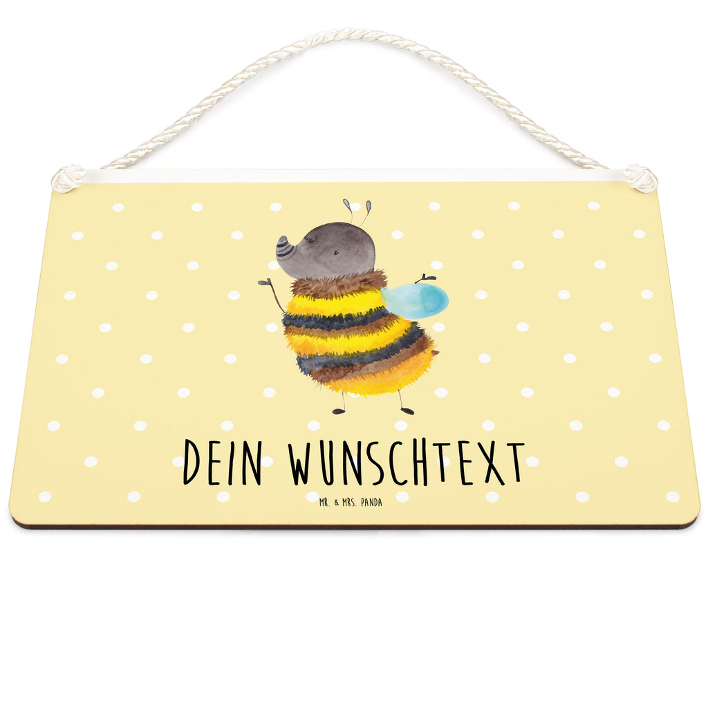 Personalisiertes Deko Schild Hummel flauschig Dekoschild, Deko Schild, Schild, Tür Schild, Türschild, Holzschild, Wandschild, Wanddeko, süße Tiermotive, gute Laune, lustige Sprüche, Tiere, Hummel, Flauschig, Biene, Blume, Natur