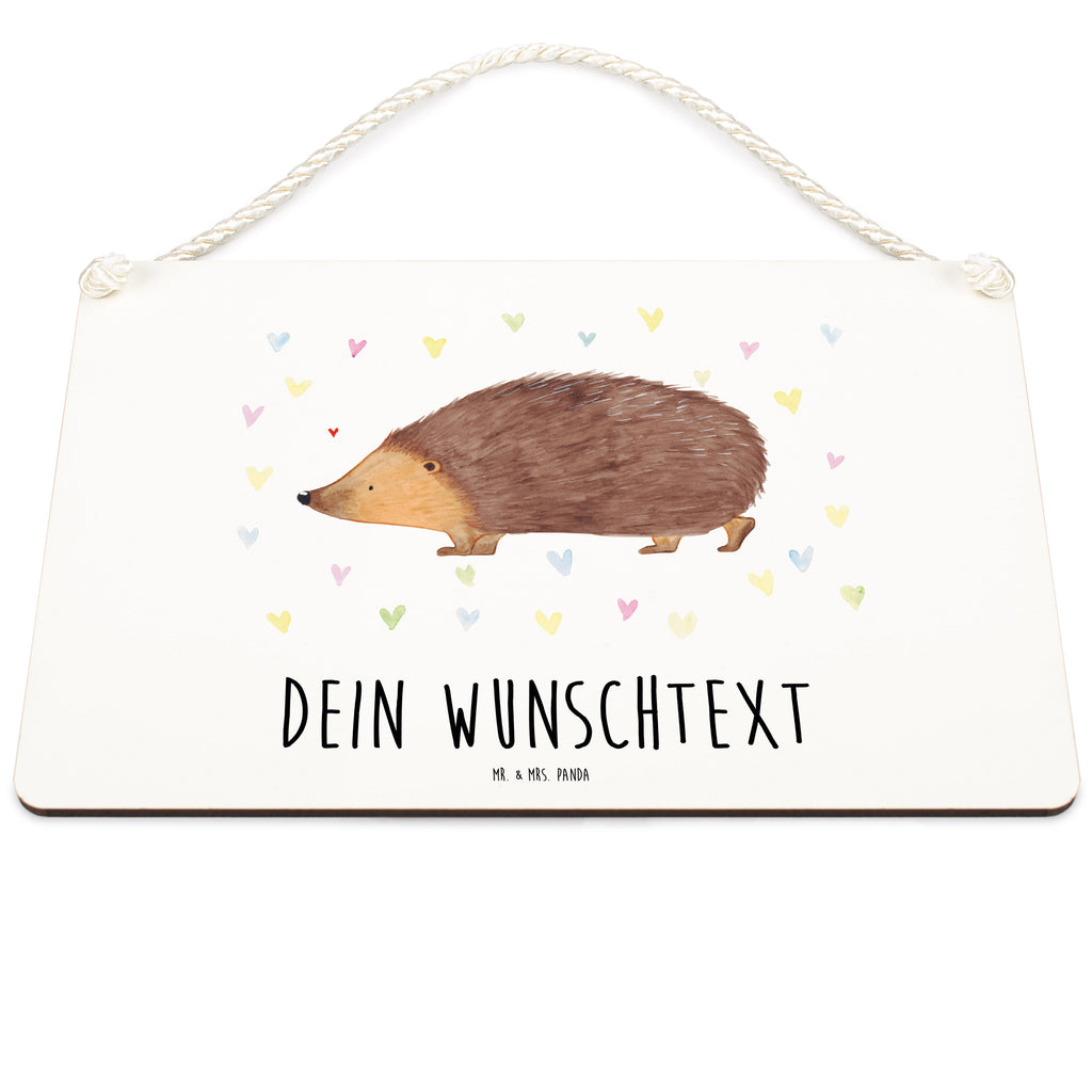 Personalisiertes Deko Schild Igel Herzen Dekoschild, Deko Schild, Schild, Tür Schild, Türschild, Holzschild, Wandschild, Wanddeko, süße Tiermotive, gute Laune, lustige Sprüche, Tiere, Liebe, Herz, Herzen, Igel, Vertrauen, Kuss, Leben