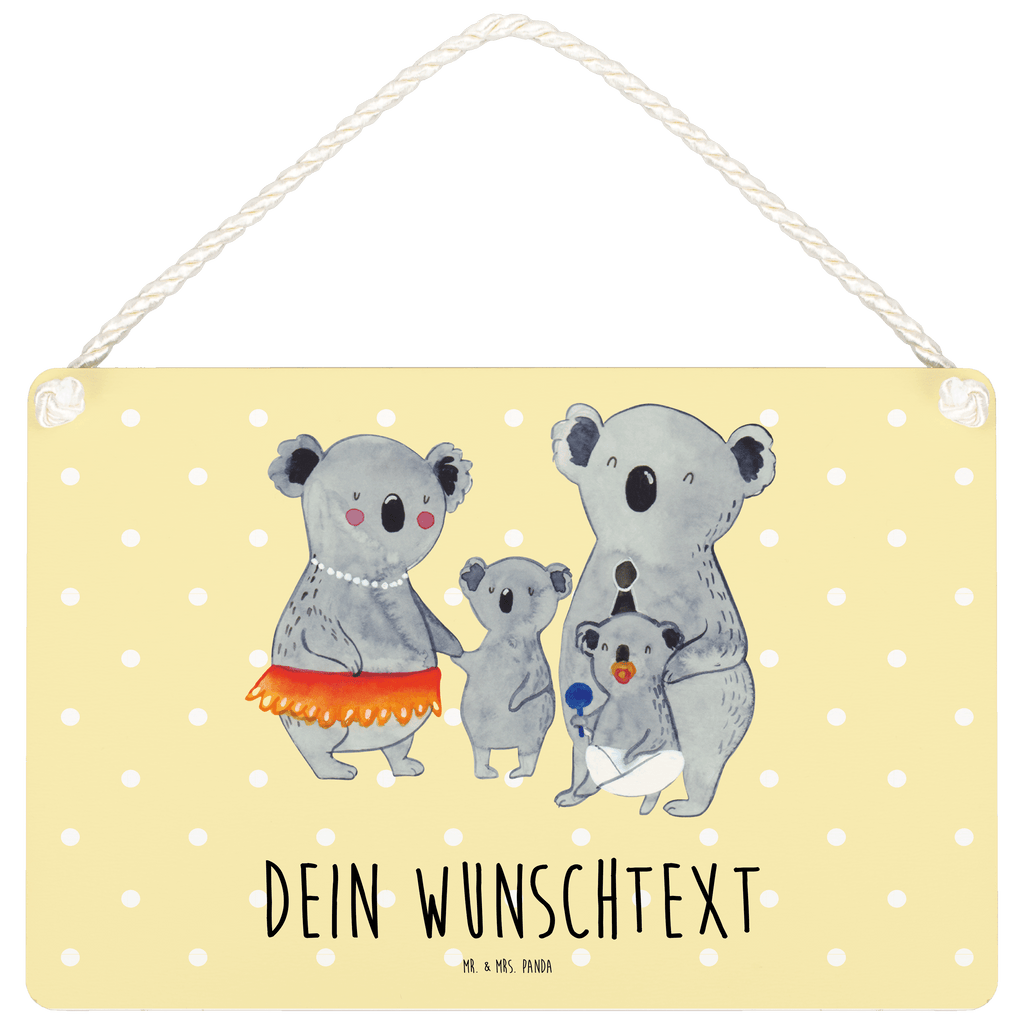 Personalisiertes Deko Schild Koala Familie Dekoschild, Deko Schild, Schild, Tür Schild, Türschild, Holzschild, Wandschild, Wanddeko, Familie, Vatertag, Muttertag, Bruder, Schwester, Mama, Papa, Oma, Opa, Koala, Koalas, Family, Kinder, Geschwister, Familienleben