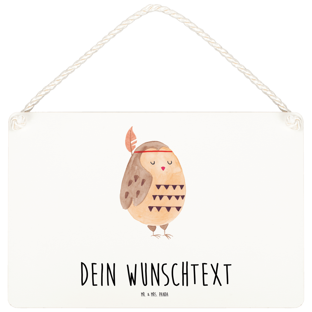 Personalisiertes Deko Schild Eule Federschmuck Dekoschild, Deko Schild, Schild, Tür Schild, Türschild, Holzschild, Wandschild, Wanddeko, Eule, Eule Deko, Owl, Das Leben ist ein Abenteuer, Reisespruch, Federschmuck, Dekoration
