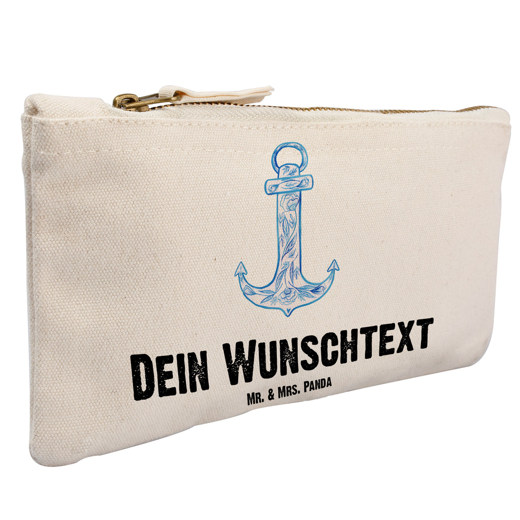 Personalisierte Schminktasche Anker Blau Personalisierte Schminktasche, Personalisierte Kosmetiktasche, Personalisierter Kosmetikbeutel, Personalisiertes Stiftemäppchen, Personalisiertes Etui, Personalisierte Federmappe, Personalisierte Makeup Bag, Personalisiertes Schminketui, Personalisiertes Kosmetiketui, Personalisiertes Schlamperetui, Schminktasche mit Namen, Kosmetiktasche mit Namen, Kosmetikbeutel mit Namen, Stiftemäppchen mit Namen, Etui mit Namen, Federmappe mit Namen, Makeup Bg  mit Namen, Schminketui mit Namen, Kosmetiketui mit Namen, Schlamperetui mit Namen, Schminktasche personalisieren, Schminktasche bedrucken, Schminktasche selbst gestalten, süße Tiermotive, gute Laune, lustige Sprüche, Tiere