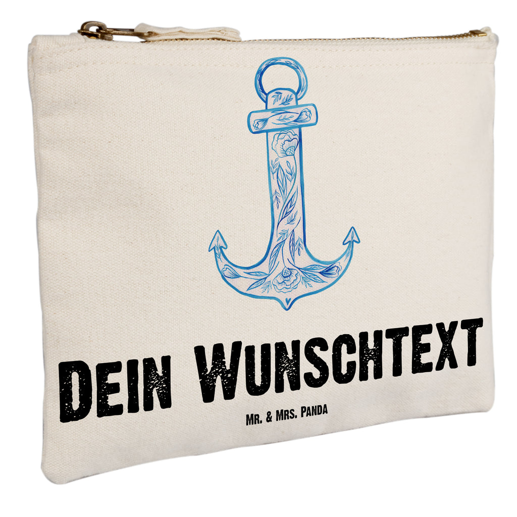 Personalisierte Schminktasche Anker Blau Personalisierte Schminktasche, Personalisierte Kosmetiktasche, Personalisierter Kosmetikbeutel, Personalisiertes Stiftemäppchen, Personalisiertes Etui, Personalisierte Federmappe, Personalisierte Makeup Bag, Personalisiertes Schminketui, Personalisiertes Kosmetiketui, Personalisiertes Schlamperetui, Schminktasche mit Namen, Kosmetiktasche mit Namen, Kosmetikbeutel mit Namen, Stiftemäppchen mit Namen, Etui mit Namen, Federmappe mit Namen, Makeup Bg  mit Namen, Schminketui mit Namen, Kosmetiketui mit Namen, Schlamperetui mit Namen, Schminktasche personalisieren, Schminktasche bedrucken, Schminktasche selbst gestalten, süße Tiermotive, gute Laune, lustige Sprüche, Tiere