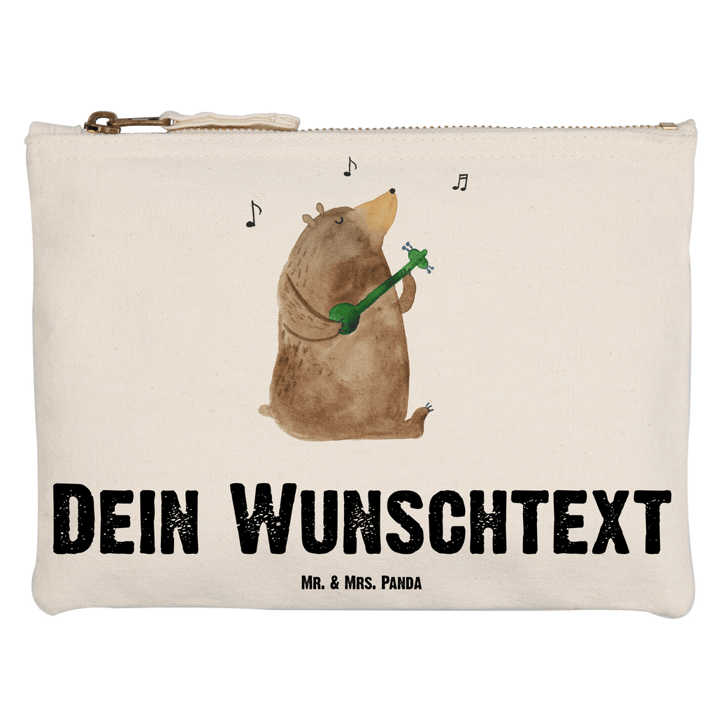 Personalisierte Schminktasche Bär Gitarre Personalisierte Schminktasche, Personalisierte Kosmetiktasche, Personalisierter Kosmetikbeutel, Personalisiertes Stiftemäppchen, Personalisiertes Etui, Personalisierte Federmappe, Personalisierte Makeup Bag, Personalisiertes Schminketui, Personalisiertes Kosmetiketui, Personalisiertes Schlamperetui, Schminktasche mit Namen, Kosmetiktasche mit Namen, Kosmetikbeutel mit Namen, Stiftemäppchen mit Namen, Etui mit Namen, Federmappe mit Namen, Makeup Bg  mit Namen, Schminketui mit Namen, Kosmetiketui mit Namen, Schlamperetui mit Namen, Schminktasche personalisieren, Schminktasche bedrucken, Schminktasche selbst gestalten, Bär, Teddy, Teddybär