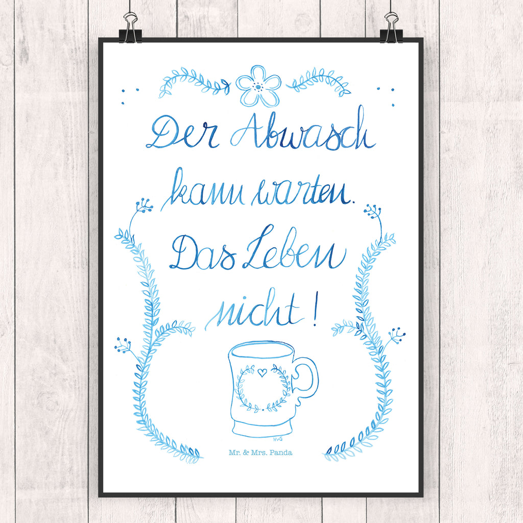 Poster Der Abwasch kann warten Lebensweisheit, Weisheit, Küche Deko, Küche Spruch, Abwasch, Küchendienst, Leben Spruch, Geschenk Reise  Poster, Wandposter, Bild, Wanddeko, Küchenposter, Kinderposter, Wanddeko Bild, Raumdekoration, Wanddekoration, Handgemaltes Poster, Mr. & Mrs. Panda Poster, Designposter, Kunstdruck, Posterdruck  Blumen Deko, Frühlings Deko, Sommer Deko, Dekoration, positive Botschaft, Naturliebhaber, Outdoor, Natur, Abenteuer