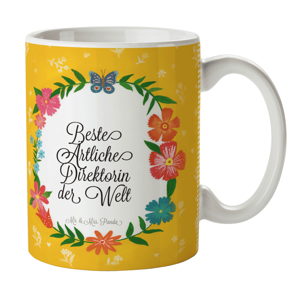 Tasse Design Frame Happy Girls Ärtliche Direktorin Geschenk Becher, Kaffeetasse, Kaffeebecher, Tee, Frühstück, Büro  