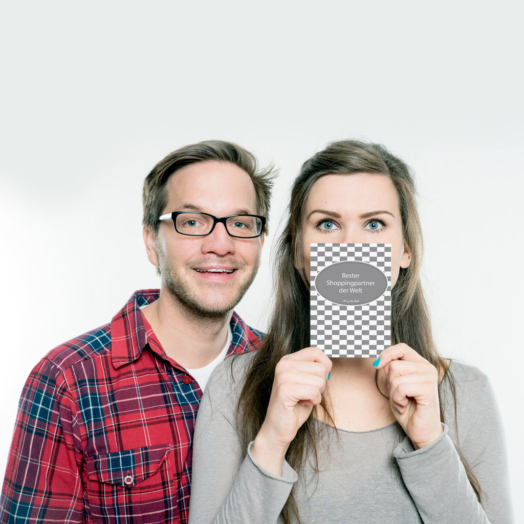 Postkarte Bester Shoppingpartner der Welt Gewinner Ziel Geschenkkarte, Grußkarte, Karte, Einladung, Ansichtskarte, Geburtstagskarte, Einladungskarte Shoppingpartner, Shoppen, Begleitung, Partner, Freundin, Freund, bff, Shopping, Einkaufen, Shopping-Queen, Queen, Bester,   