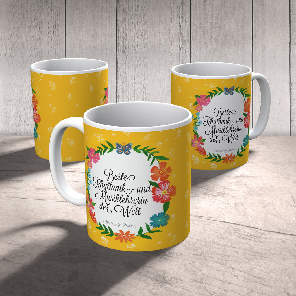 Tasse Design Frame Happy Girls Rhythmik- und Musiklehrerin Geschenk Becher, Kaffeetasse, Kaffeebecher, Tee, Frühstück, Büro  