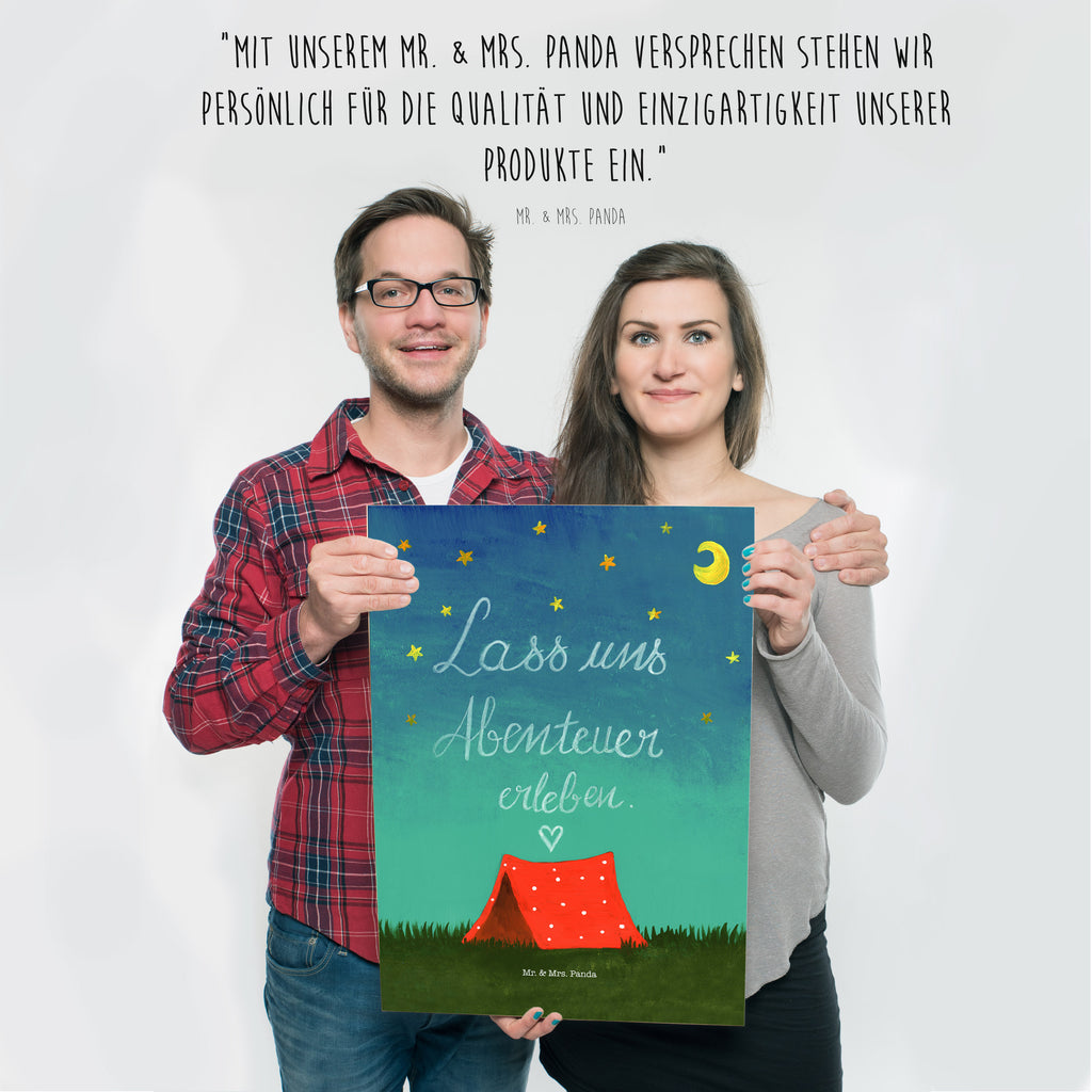 Poster Abenteuer Abenteuer, Zelten, Spruch Freiheit, Reise Geschenk, Bagpacker Geschenk, Urlaub, Camping, Natur  Poster, Wandposter, Bild, Wanddeko, Küchenposter, Kinderposter, Wanddeko Bild, Raumdekoration, Wanddekoration, Handgemaltes Poster, Mr. & Mrs. Panda Poster, Designposter, Kunstdruck, Posterdruck  Blumen Deko, Frühlings Deko, Sommer Deko, Dekoration, positive Botschaft, Naturliebhaber, Outdoor, Natur, Abenteuer