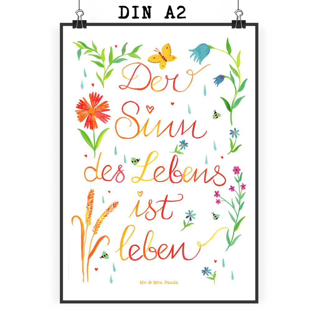 Poster Sinn des Lebens Sinn des Lebens, Leben, Sinn, Lebensinhalt, Motivation, Zitat, Spruch, Caspar Poster, Wandposter, Bild, Wanddeko, Küchenposter, Kinderposter, Wanddeko Bild, Raumdekoration, Wanddekoration, Handgemaltes Poster, Mr. & Mrs. Panda Poster, Designposter, Kunstdruck, Posterdruck  Blumen Deko, Frühlings Deko, Sommer Deko, Dekoration, positive Botschaft, Naturliebhaber, Outdoor, Natur, Abenteuer