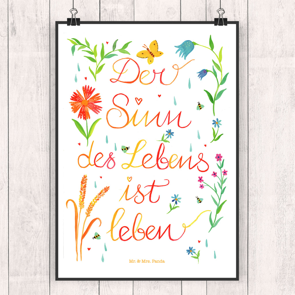 Poster Sinn des Lebens Sinn des Lebens, Leben, Sinn, Lebensinhalt, Motivation, Zitat, Spruch, Caspar Poster, Wandposter, Bild, Wanddeko, Küchenposter, Kinderposter, Wanddeko Bild, Raumdekoration, Wanddekoration, Handgemaltes Poster, Mr. & Mrs. Panda Poster, Designposter, Kunstdruck, Posterdruck  Blumen Deko, Frühlings Deko, Sommer Deko, Dekoration, positive Botschaft, Naturliebhaber, Outdoor, Natur, Abenteuer