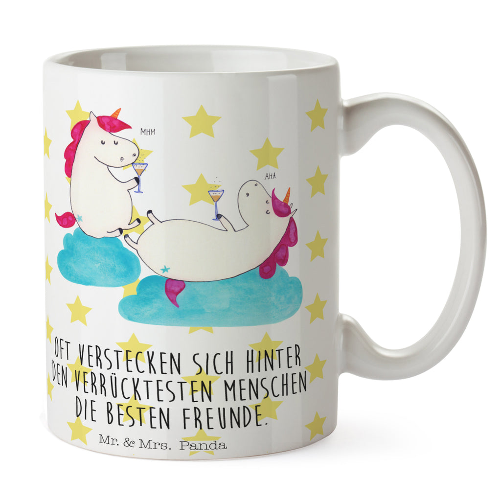 Tasse Einhörner Sekt
