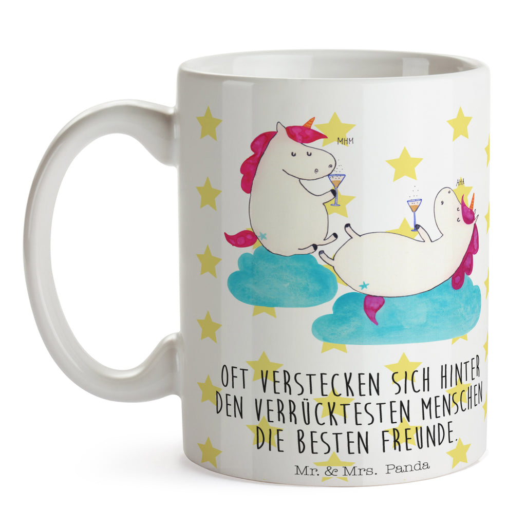 Tasse Einhörner Sekt