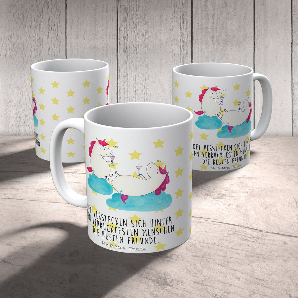 Tasse Einhörner Sekt