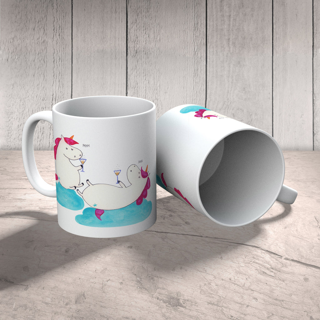 Tasse Einhörner Sekt