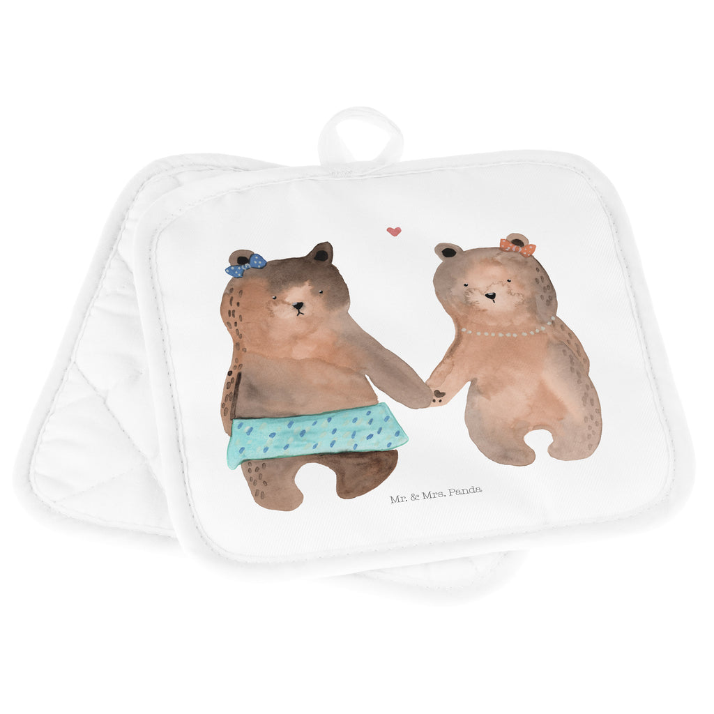 2er Set Topflappen  Bär Freundin Bär Freundin Beste Freund Liebe Liebesbeweis Verliebt Kumpel Kumpeliene Topflappen, Topfuntersetzer, Ofenhandschuh, Topflappen Set, Topflappen lustig, Topflappen mit Spruch  Bär, Teddy, Teddybär