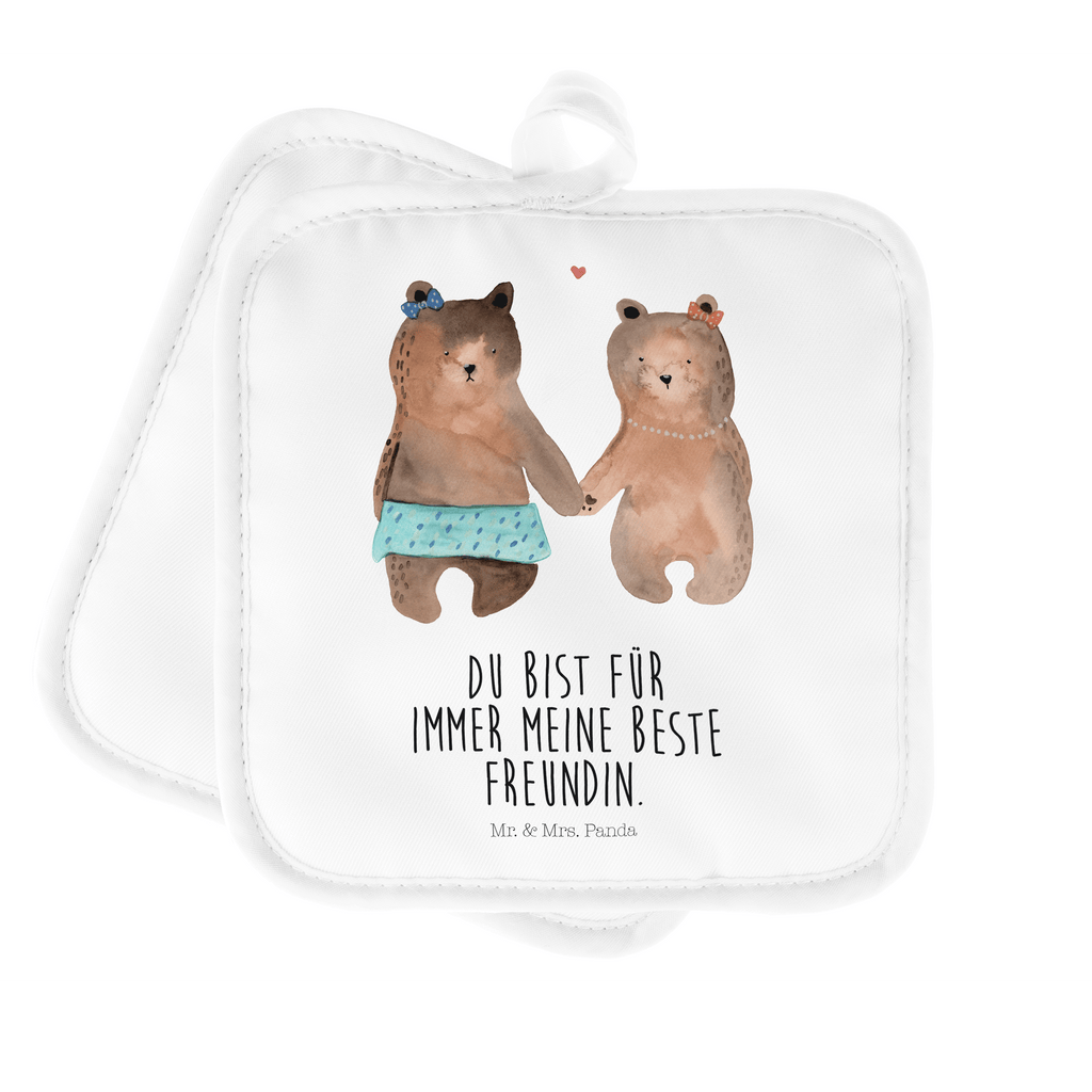 2er Set Topflappen  Bär Freundin Bär Freundin Beste Freund Liebe Liebesbeweis Verliebt Kumpel Kumpeliene Topflappen, Topfuntersetzer, Ofenhandschuh, Topflappen Set, Topflappen lustig, Topflappen mit Spruch  Bär, Teddy, Teddybär