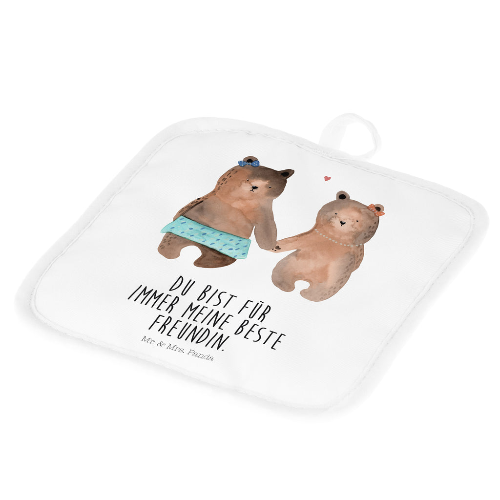 2er Set Topflappen  Bär Freundin Bär Freundin Beste Freund Liebe Liebesbeweis Verliebt Kumpel Kumpeliene Topflappen, Topfuntersetzer, Ofenhandschuh, Topflappen Set, Topflappen lustig, Topflappen mit Spruch  Bär, Teddy, Teddybär