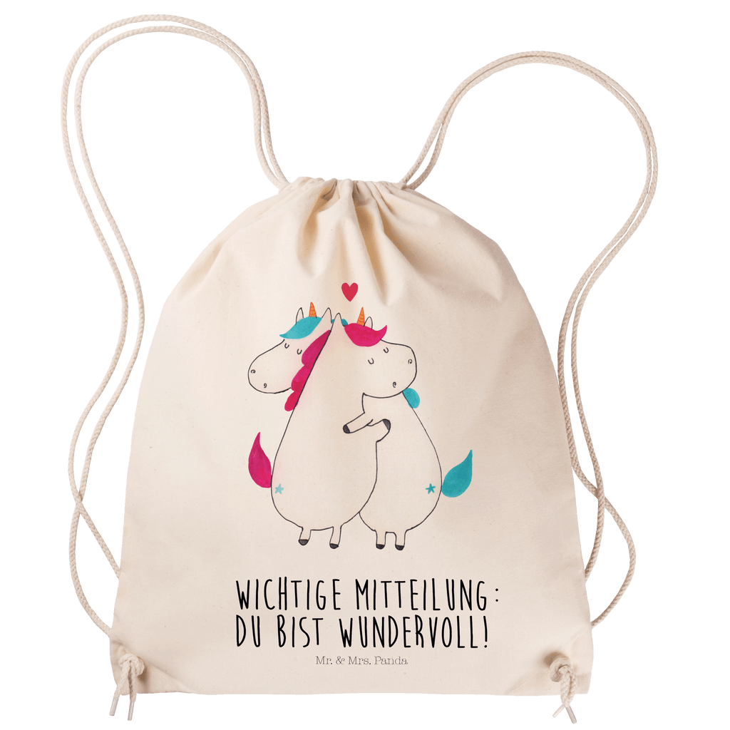 Sportbeutel Einhorn Mitteilung Turnbeutel, Beutel, Sporttasche, Tasche, Stoffbeutel, Einhorn, Einhörner, Einhorn Deko, Pegasus, Unicorn, Valentinstag, Valentine, Liebe, Geschenk, Partner, Ehe, lustig, witzig, Spruch