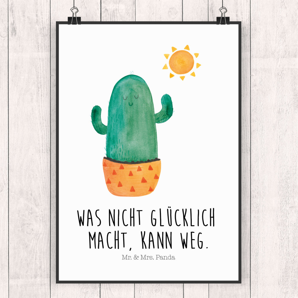 Poster Kaktus Sonnenanbeter Poster, Wandposter, Bild, Wanddeko, Küchenposter, Kinderposter, Wanddeko Bild, Raumdekoration, Wanddekoration, Handgemaltes Poster, Mr. & Mrs. Panda Poster, Designposter, Kunstdruck, Posterdruck, Kaktus, Kakteen, Liebe Kaktusliebe, Sonne, Sonnenschein, Glück, glücklich, Motivation, Neustart, Trennung, Ehebruch, Scheidung, Freundin, Liebeskummer, Liebeskummer Geschenk, Geschenkidee