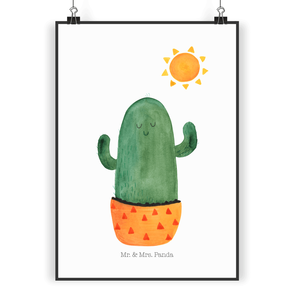 Poster Kaktus Sonnenanbeter Poster, Wandposter, Bild, Wanddeko, Küchenposter, Kinderposter, Wanddeko Bild, Raumdekoration, Wanddekoration, Handgemaltes Poster, Mr. & Mrs. Panda Poster, Designposter, Kunstdruck, Posterdruck, Kaktus, Kakteen, Liebe Kaktusliebe, Sonne, Sonnenschein, Glück, glücklich, Motivation, Neustart, Trennung, Ehebruch, Scheidung, Freundin, Liebeskummer, Liebeskummer Geschenk, Geschenkidee