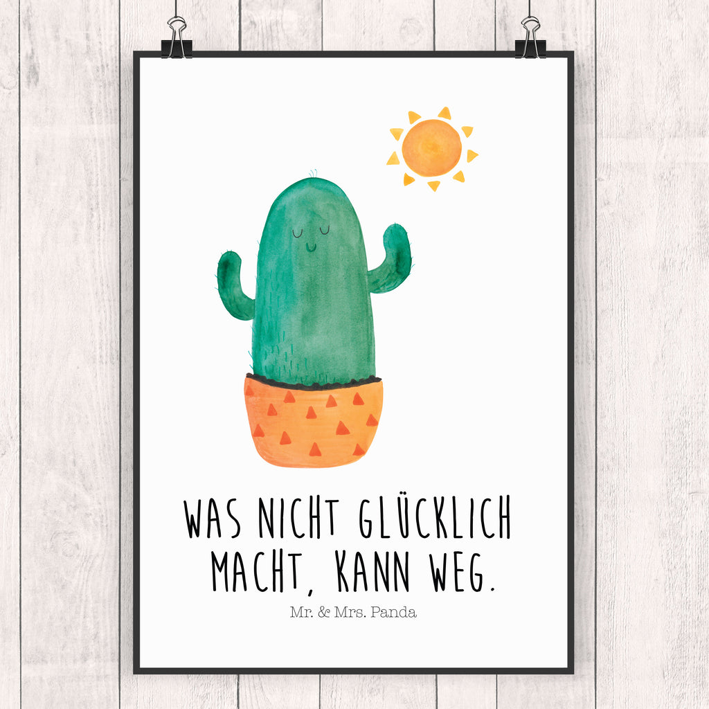 Poster Kaktus Sonnenanbeter Poster, Wandposter, Bild, Wanddeko, Küchenposter, Kinderposter, Wanddeko Bild, Raumdekoration, Wanddekoration, Handgemaltes Poster, Mr. & Mrs. Panda Poster, Designposter, Kunstdruck, Posterdruck, Kaktus, Kakteen, Liebe Kaktusliebe, Sonne, Sonnenschein, Glück, glücklich, Motivation, Neustart, Trennung, Ehebruch, Scheidung, Freundin, Liebeskummer, Liebeskummer Geschenk, Geschenkidee