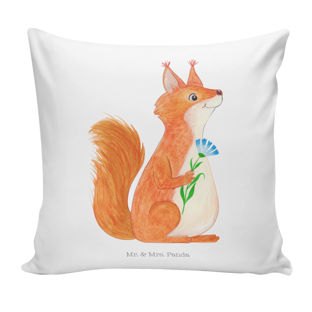 40x40 Kissen Eichhörnchen Blume Eichhörnchen, Eichhorn, Spruch positiv, Lachen, Spaß, Motivation Sprüche, Motivation Bilder, glücklich Spruch, Spruch Deko Kissenhülle, Kopfkissen, Sofakissen, Dekokissen, Motivkissen  süße Tiermotive, gute Laune, lustige Sprüche, Tiere