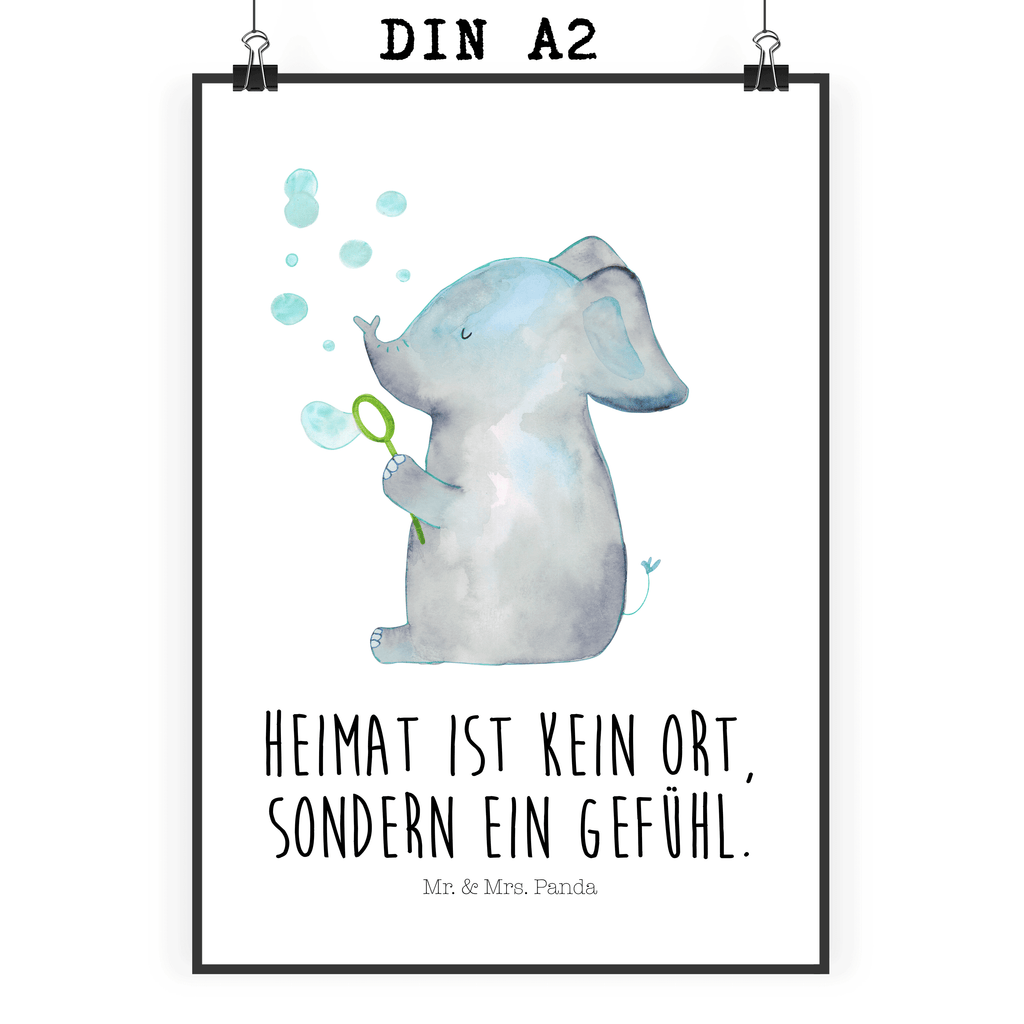 Poster Elefant Seifenblasen Poster, Wandposter, Bild, Wanddeko, Küchenposter, Kinderposter, Wanddeko Bild, Raumdekoration, Wanddekoration, Handgemaltes Poster, Mr. & Mrs. Panda Poster, Designposter, Kunstdruck, Posterdruck, Tiermotive, Gute Laune, lustige Sprüche, Tiere, Elefant, Elefanten, Dickhäter, Rüsseltier, Seifenblasen, Liebe, Heimat, Gefühl. Daheim, Liebesbeweis, Liebesspruch