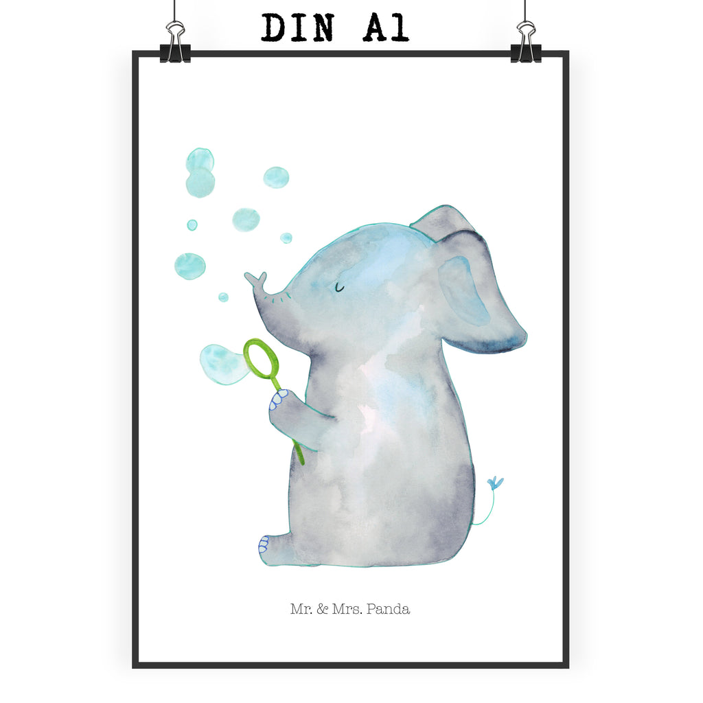 Poster Elefant Seifenblasen Poster, Wandposter, Bild, Wanddeko, Küchenposter, Kinderposter, Wanddeko Bild, Raumdekoration, Wanddekoration, Handgemaltes Poster, Mr. & Mrs. Panda Poster, Designposter, Kunstdruck, Posterdruck, Tiermotive, Gute Laune, lustige Sprüche, Tiere, Elefant, Elefanten, Dickhäter, Rüsseltier, Seifenblasen, Liebe, Heimat, Gefühl. Daheim, Liebesbeweis, Liebesspruch