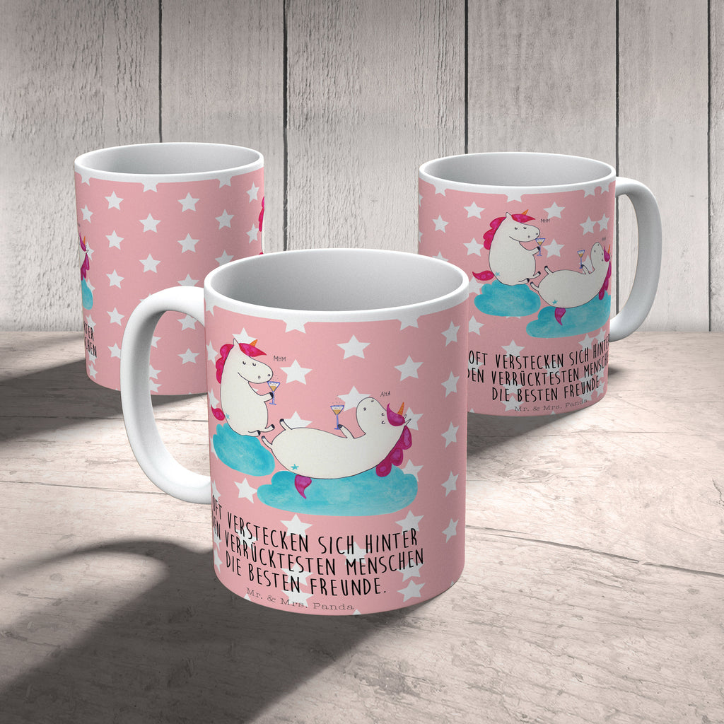 Tasse Einhörner Sekt