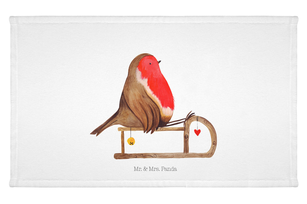 Handtuch Rotkehlchen Schlitten