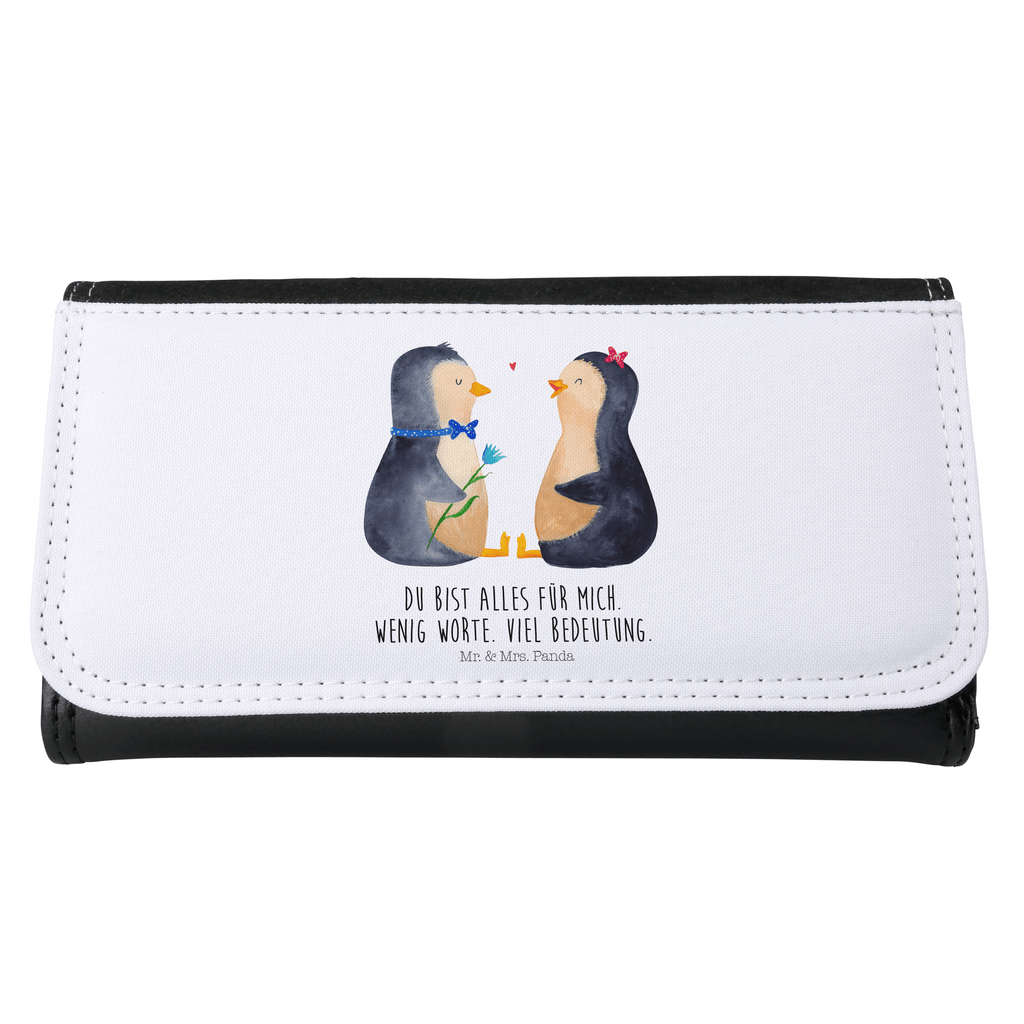 Damen Portemonnaie Pinguin Pärchen Pinguin, Pinguine, Liebe, Liebespaar, Liebesbeweis, Liebesgeschenk, Verlobung, Jahrestag, Hochzeitstag, Hochzeit, Hochzeitsgeschenk, große Liebe, Traumpaar Portemonnaie, Portemonee, Geldbörse, Damen, Groß, XXL, Geldbeutel, Portemonnaies  Pinguin