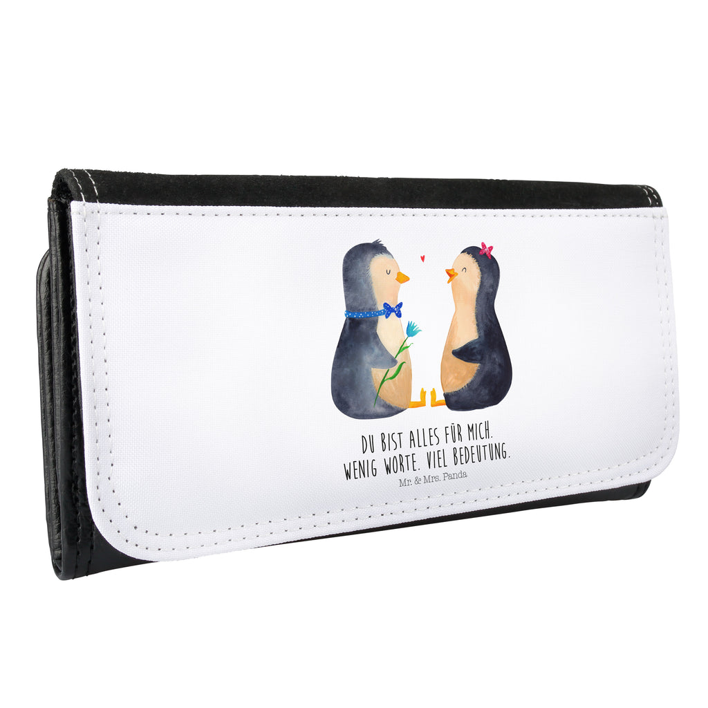 Damen Portemonnaie Pinguin Pärchen Pinguin, Pinguine, Liebe, Liebespaar, Liebesbeweis, Liebesgeschenk, Verlobung, Jahrestag, Hochzeitstag, Hochzeit, Hochzeitsgeschenk, große Liebe, Traumpaar Portemonnaie, Portemonee, Geldbörse, Damen, Groß, XXL, Geldbeutel, Portemonnaies  Pinguin