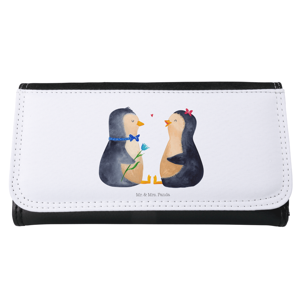 Damen Portemonnaie Pinguin Pärchen Pinguin, Pinguine, Liebe, Liebespaar, Liebesbeweis, Liebesgeschenk, Verlobung, Jahrestag, Hochzeitstag, Hochzeit, Hochzeitsgeschenk, große Liebe, Traumpaar Portemonnaie, Portemonee, Geldbörse, Damen, Groß, XXL, Geldbeutel, Portemonnaies  Pinguin