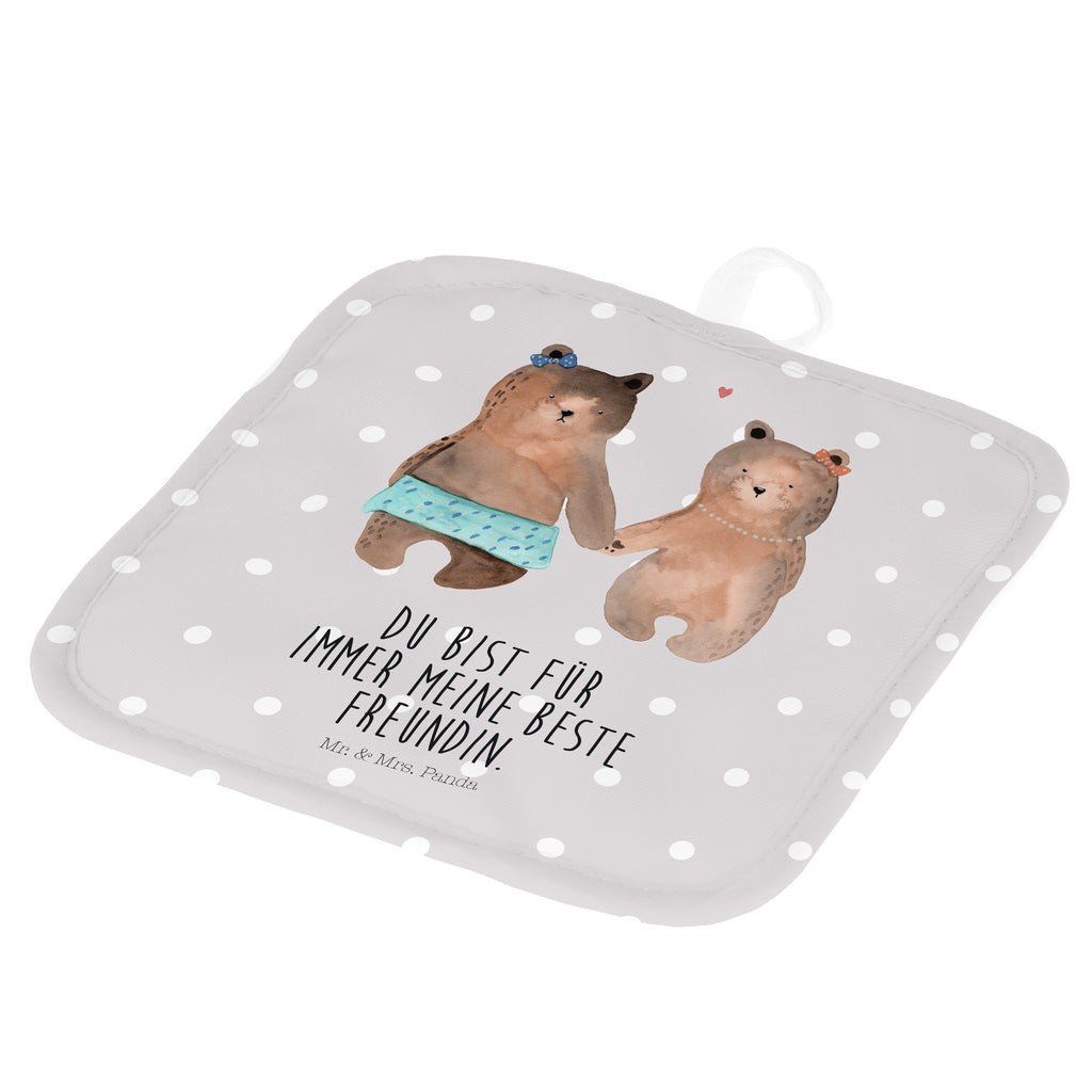 2er Set Topflappen  Bär Freundin Bär Freundin Beste Freund Liebe Liebesbeweis Verliebt Kumpel Kumpeliene Topflappen, Topfuntersetzer, Ofenhandschuh, Topflappen Set, Topflappen lustig, Topflappen mit Spruch  Bär, Teddy, Teddybär