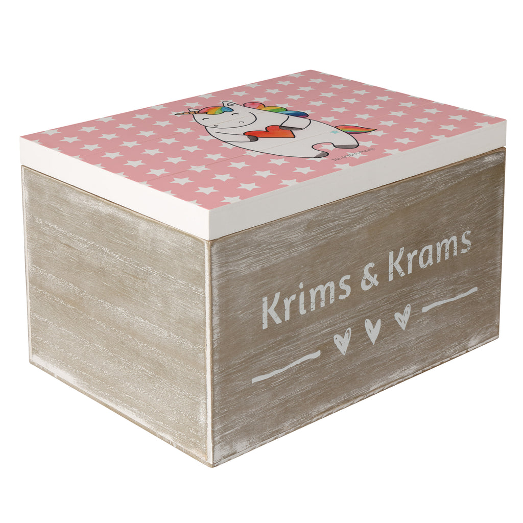 Holzkiste Einhorn Herz Einhorn, Herz, Einhörner, Unicorn, schlimm, böse, witzig, lustig, Freundin, anders, bunt Holzkiste, Kiste, Schatzkiste, Truhe, Schatulle, XXL,  Erinnerungsbox, Erinnerungskiste, Dekokiste, Aufbewahrungsbox  Einhorn, Einhörner, Einhorn Deko, Pegasus, Unicorn