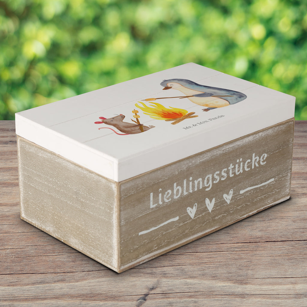 Holzkiste Pinguin Lagerfeuer Pinguin, Maus, Pinguine, Lagerfeuer, Leben, Arbeit, Job, Motivation, Büro, Büroalltag, Lebensspruch, Lebensmotivation, Neustart, Liebe, grillen, Feuer, Marshmallows Holzkiste, Kiste, Schatzkiste, Truhe, Schatulle, XXL,  Erinnerungsbox, Erinnerungskiste, Dekokiste, Aufbewahrungsbox  Pinguin