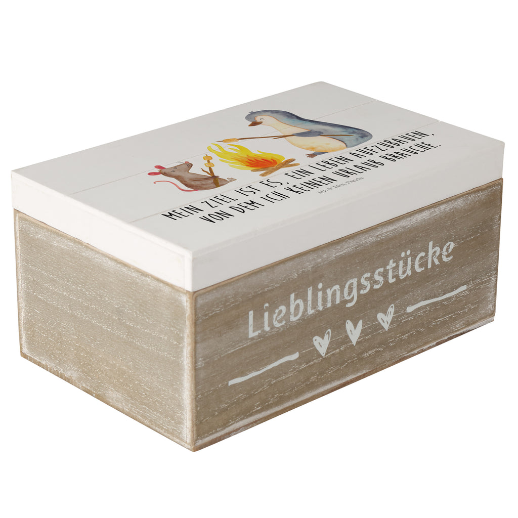 Holzkiste Pinguin Lagerfeuer Pinguin, Maus, Pinguine, Lagerfeuer, Leben, Arbeit, Job, Motivation, Büro, Büroalltag, Lebensspruch, Lebensmotivation, Neustart, Liebe, grillen, Feuer, Marshmallows Holzkiste, Kiste, Schatzkiste, Truhe, Schatulle, XXL,  Erinnerungsbox, Erinnerungskiste, Dekokiste, Aufbewahrungsbox  Pinguin