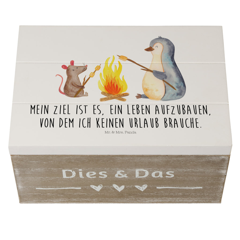 Holzkiste Pinguin Lagerfeuer Pinguin, Maus, Pinguine, Lagerfeuer, Leben, Arbeit, Job, Motivation, Büro, Büroalltag, Lebensspruch, Lebensmotivation, Neustart, Liebe, grillen, Feuer, Marshmallows Holzkiste, Kiste, Schatzkiste, Truhe, Schatulle, XXL,  Erinnerungsbox, Erinnerungskiste, Dekokiste, Aufbewahrungsbox  Pinguin