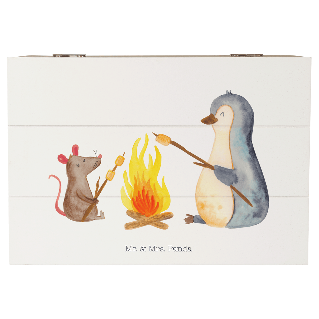 Holzkiste Pinguin Lagerfeuer Pinguin, Maus, Pinguine, Lagerfeuer, Leben, Arbeit, Job, Motivation, Büro, Büroalltag, Lebensspruch, Lebensmotivation, Neustart, Liebe, grillen, Feuer, Marshmallows Holzkiste, Kiste, Schatzkiste, Truhe, Schatulle, XXL,  Erinnerungsbox, Erinnerungskiste, Dekokiste, Aufbewahrungsbox  Pinguin